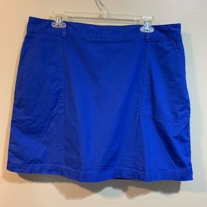 Dockers Womens 14 a Royal Blue Skort